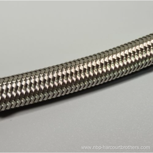 R14 stainless steel wire braided hydraulic hose assembly